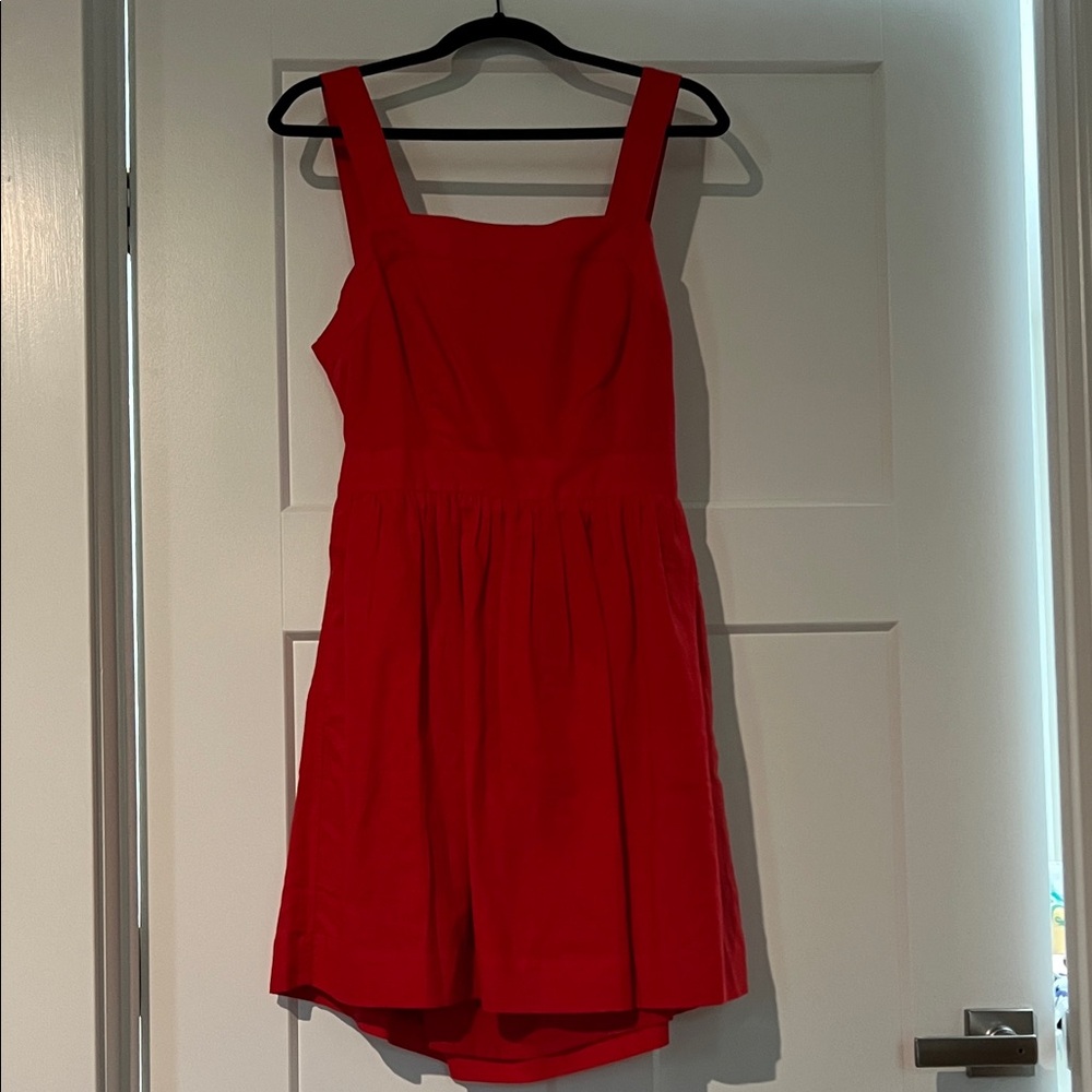 J.Crew red dress